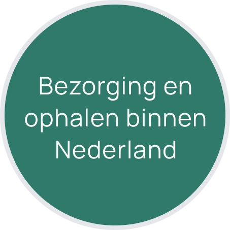 Bezorging en ophalen binnen Nederland